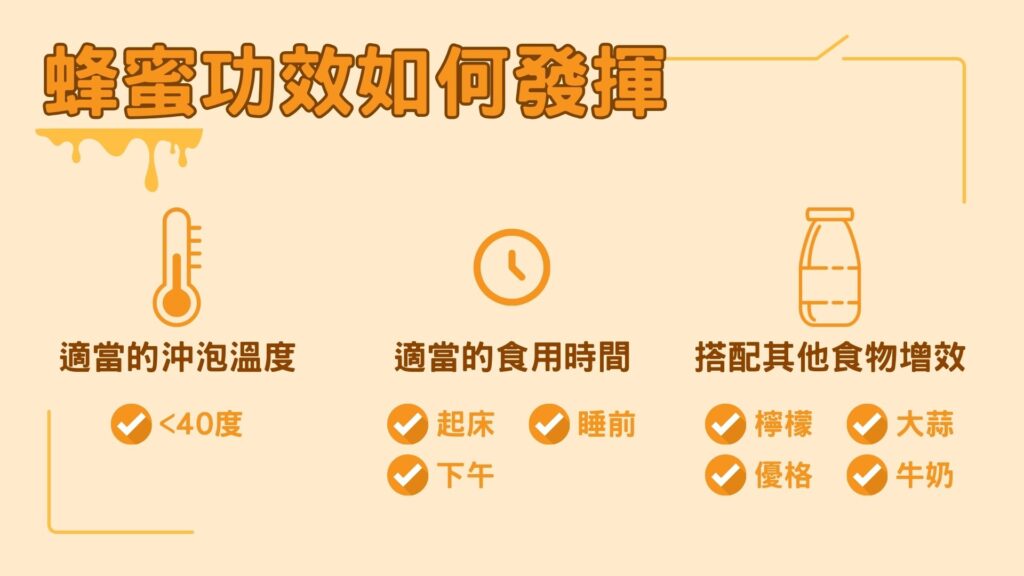 蜂蜜功效如何發揮