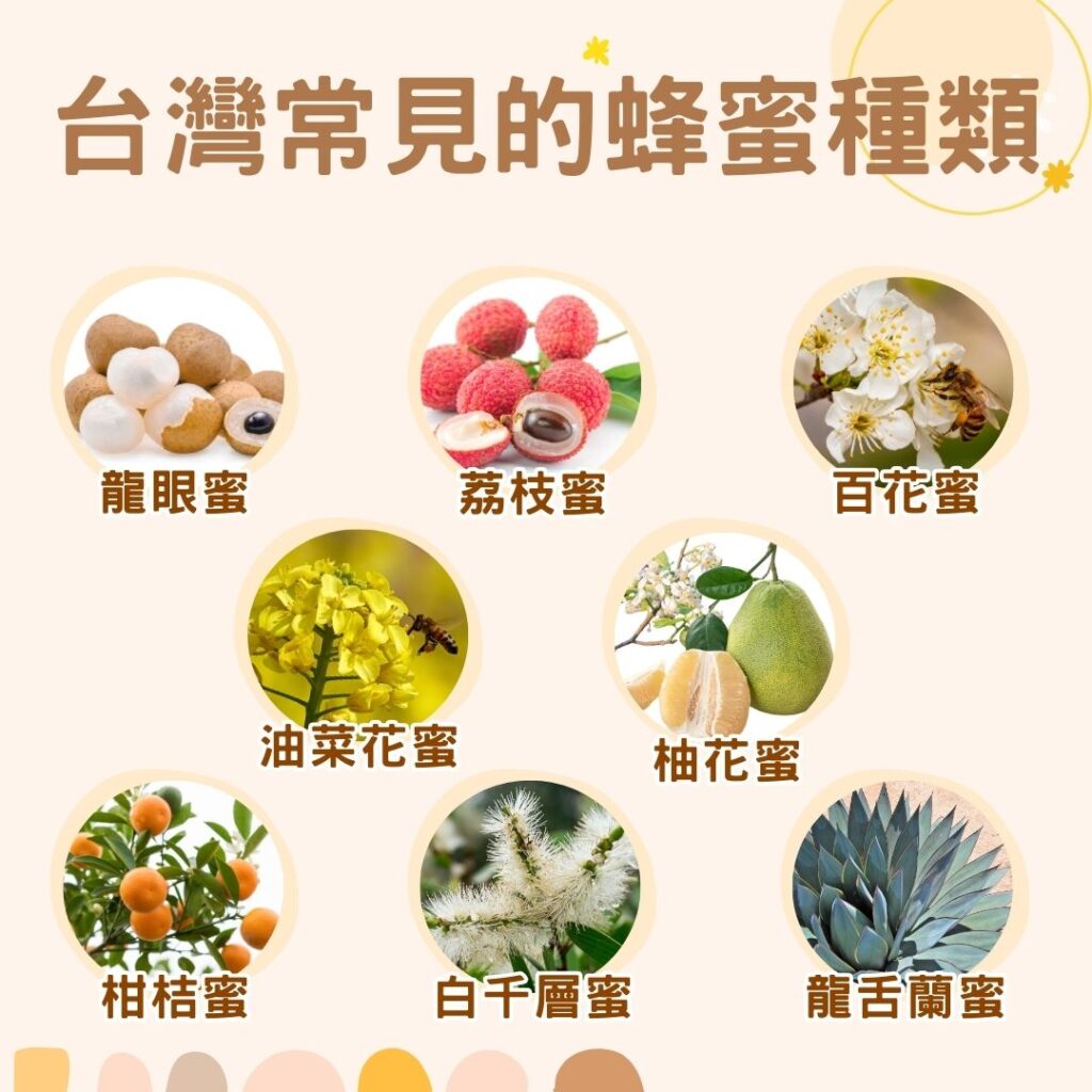 台灣常見的蜂蜜種類